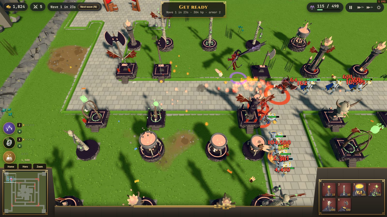 Demon towers and a hell portal